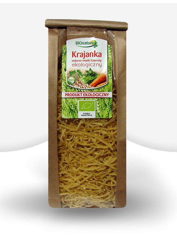Krajanka makaron wiejski 2 jajeczny ekologiczny 250g