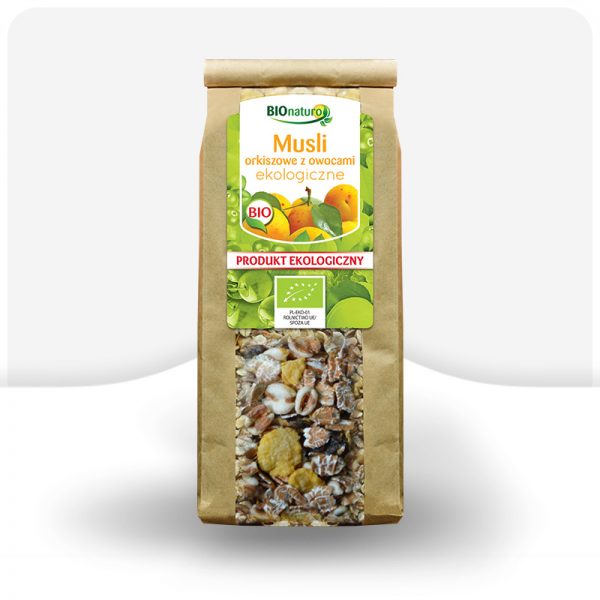 Musli orkiszowe z owocami ekologiczne 300g