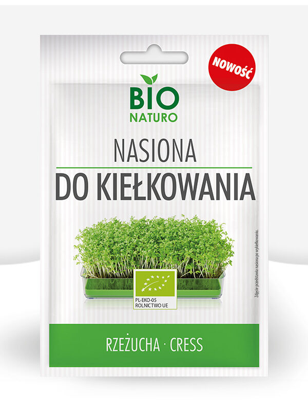 Nasiona do kiełkowania Rzeżucha BIO 25g