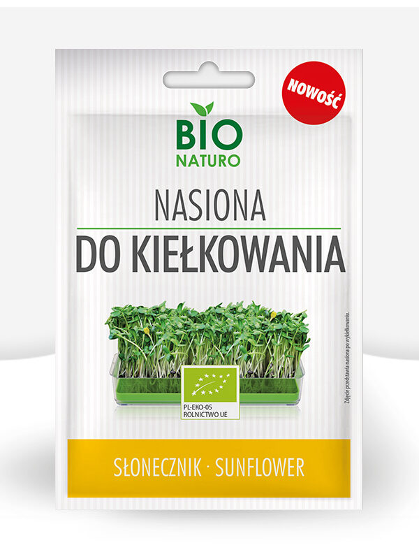 Nasiona do kiełkowania Słonecznik BIO 40g