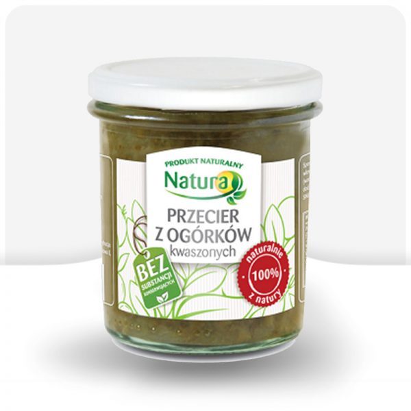 Ekologiczny przecier z ogórków kwaszonych Natura 320g