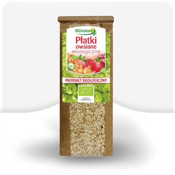 Płatki owsiane ekologiczne 400g