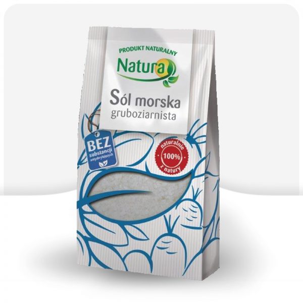 Sól morska gruboziarnista 500g