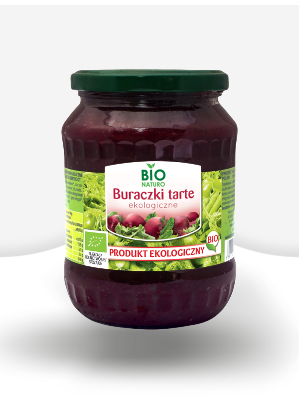 Buraczki tarte ekologiczne 680g
