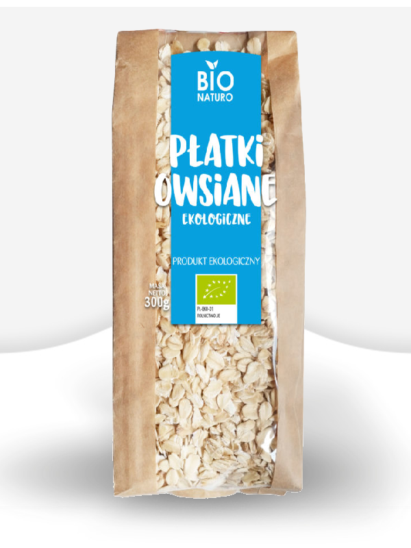 Płatki owsiane ekologicze bio naturo