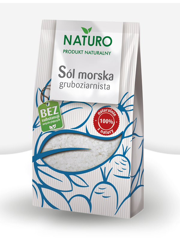 Sól morska gruboziarnista Naturo