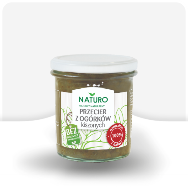 Ekologiczny przecier z ogórków kwaszonych Natura 320g