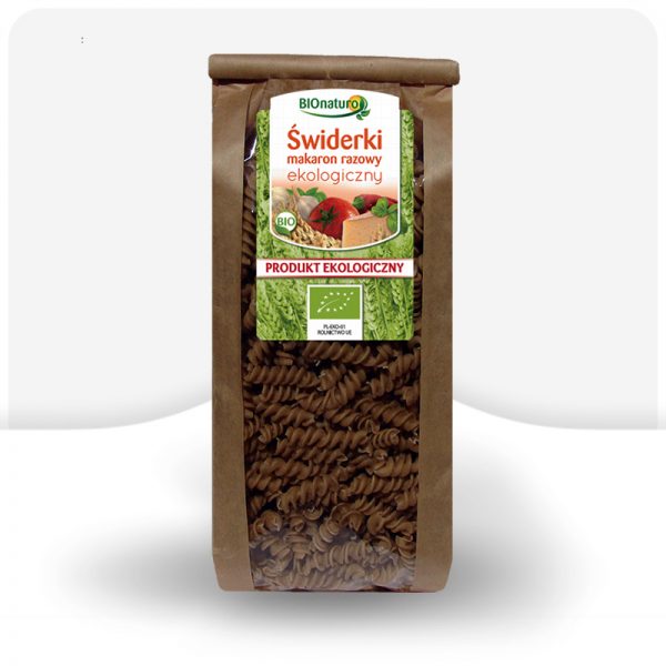 Świderki makaron razowy ekologiczny 350g