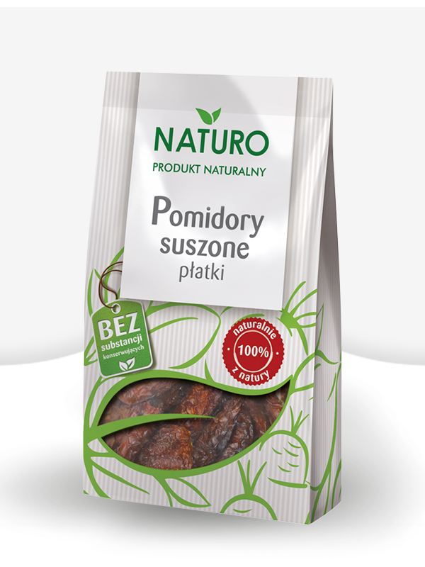 Pomidory suszone płatki Naturo