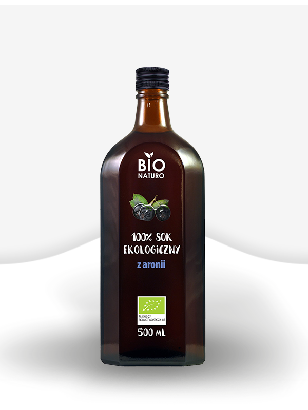 Sok ekologiczny z aronii 100% Bio Naturo
