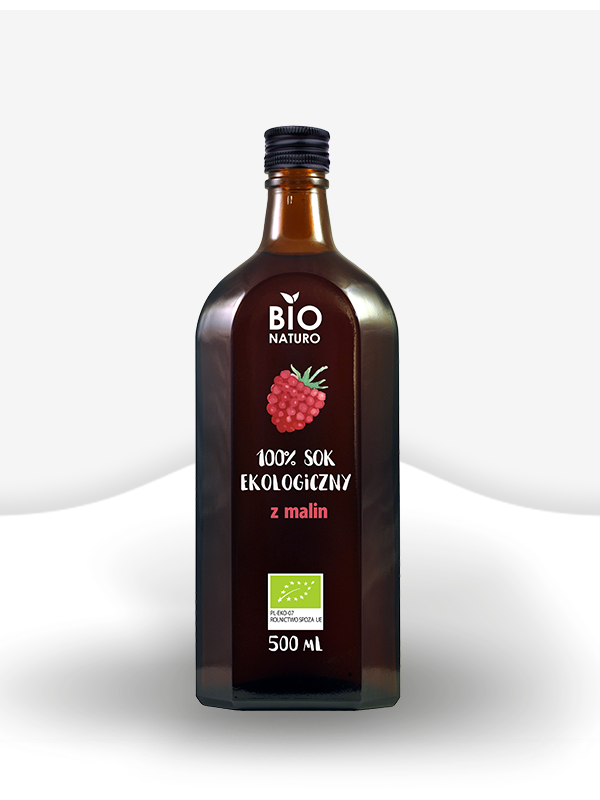 Sok ekologiczny z malin100% Bio Naturo