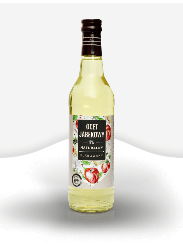 Ocet jabłkowy naturalny klarowany polbioeco