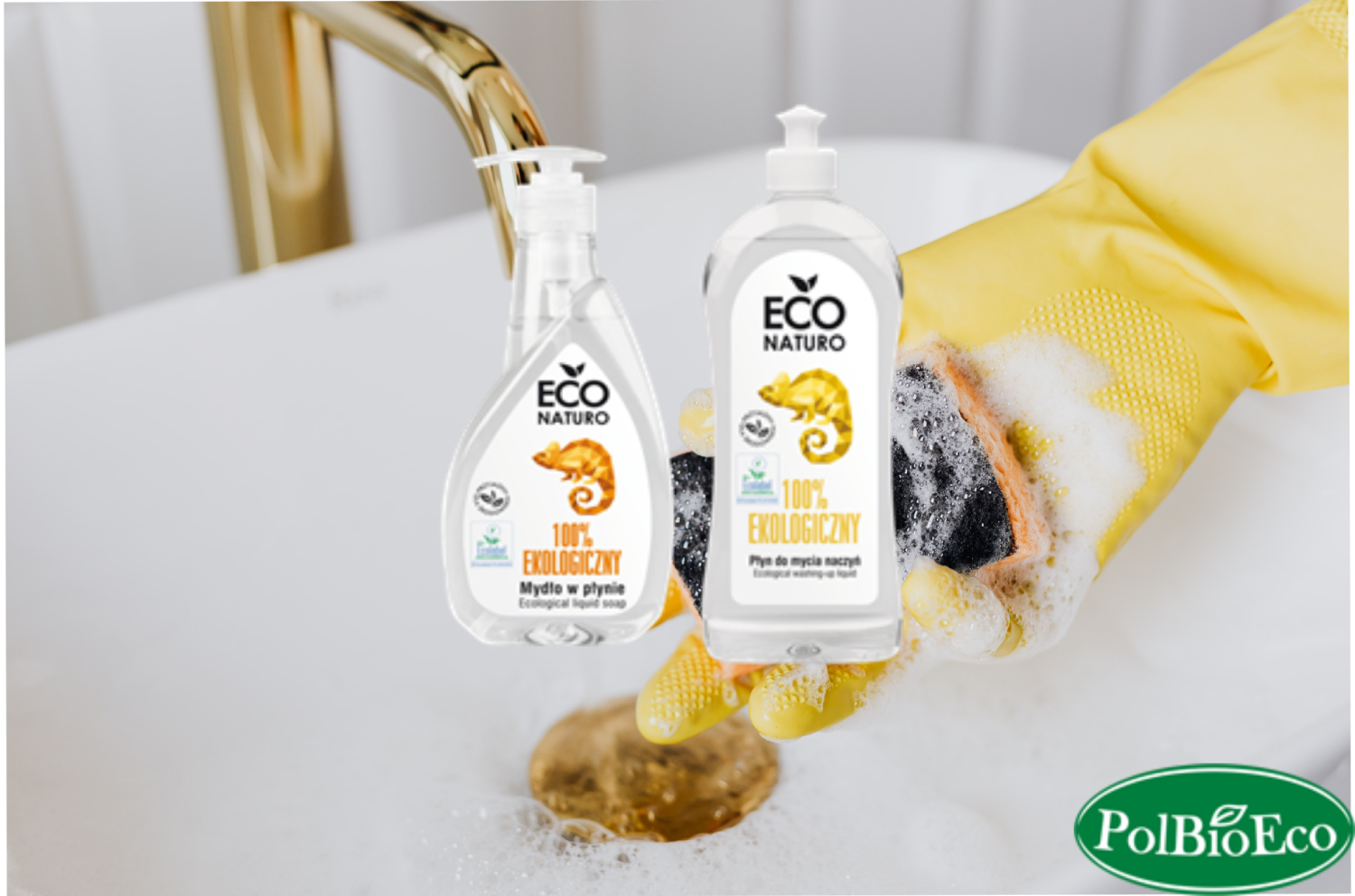 Mydło w płynie i płyn do mycia naczyń Eco Naturo PolBioEco